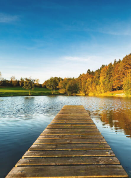 Steg und See Alfrédov Golf & Wellness Resort