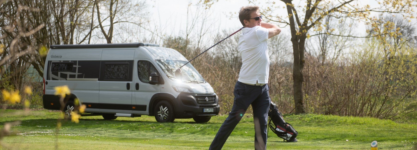Golf und Camping