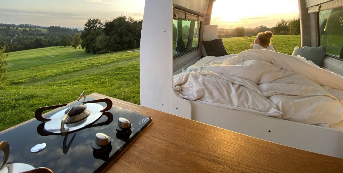 Golf und Camping